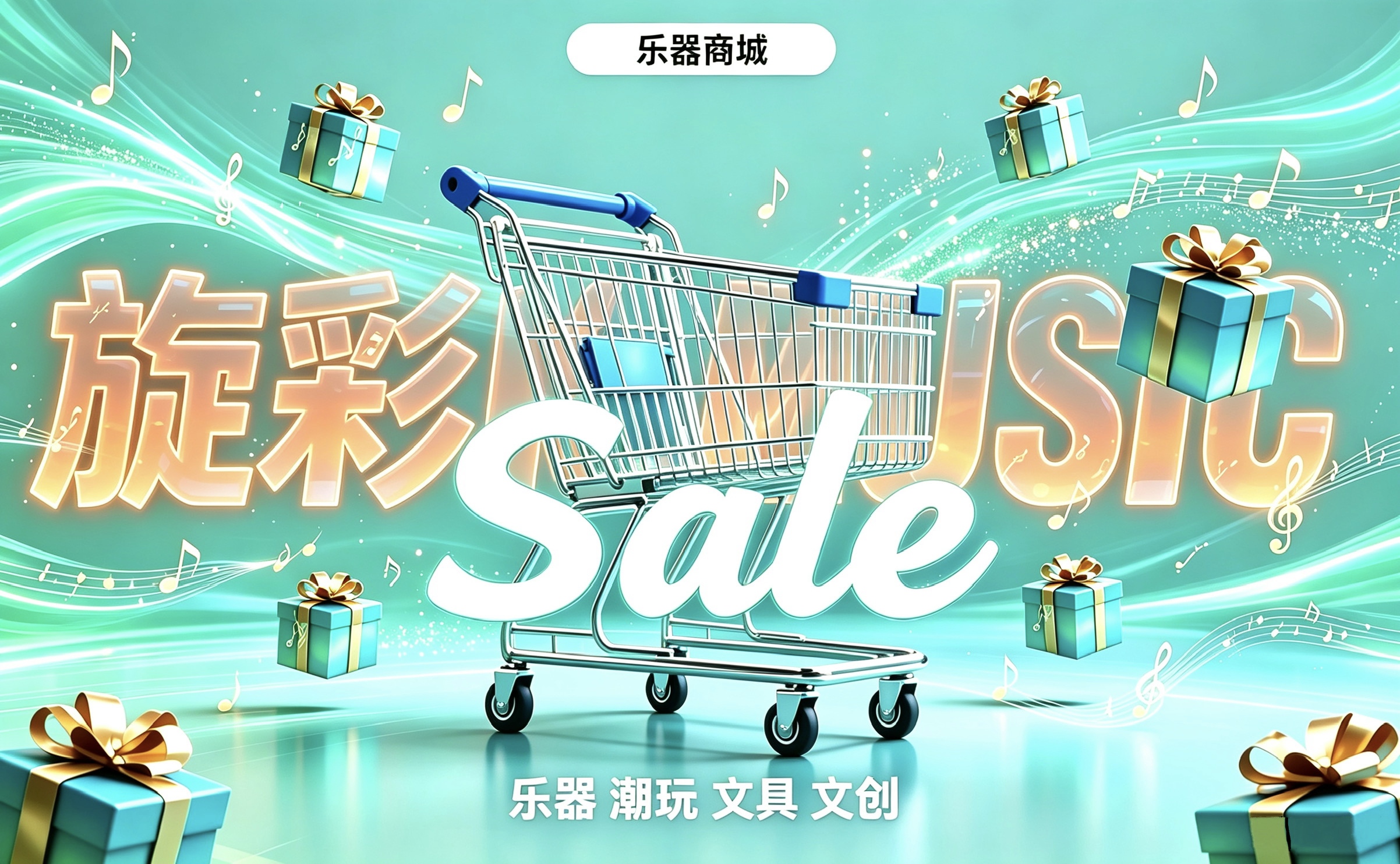 旋彩music乐器商城:乐器、潮玩、文具、文创